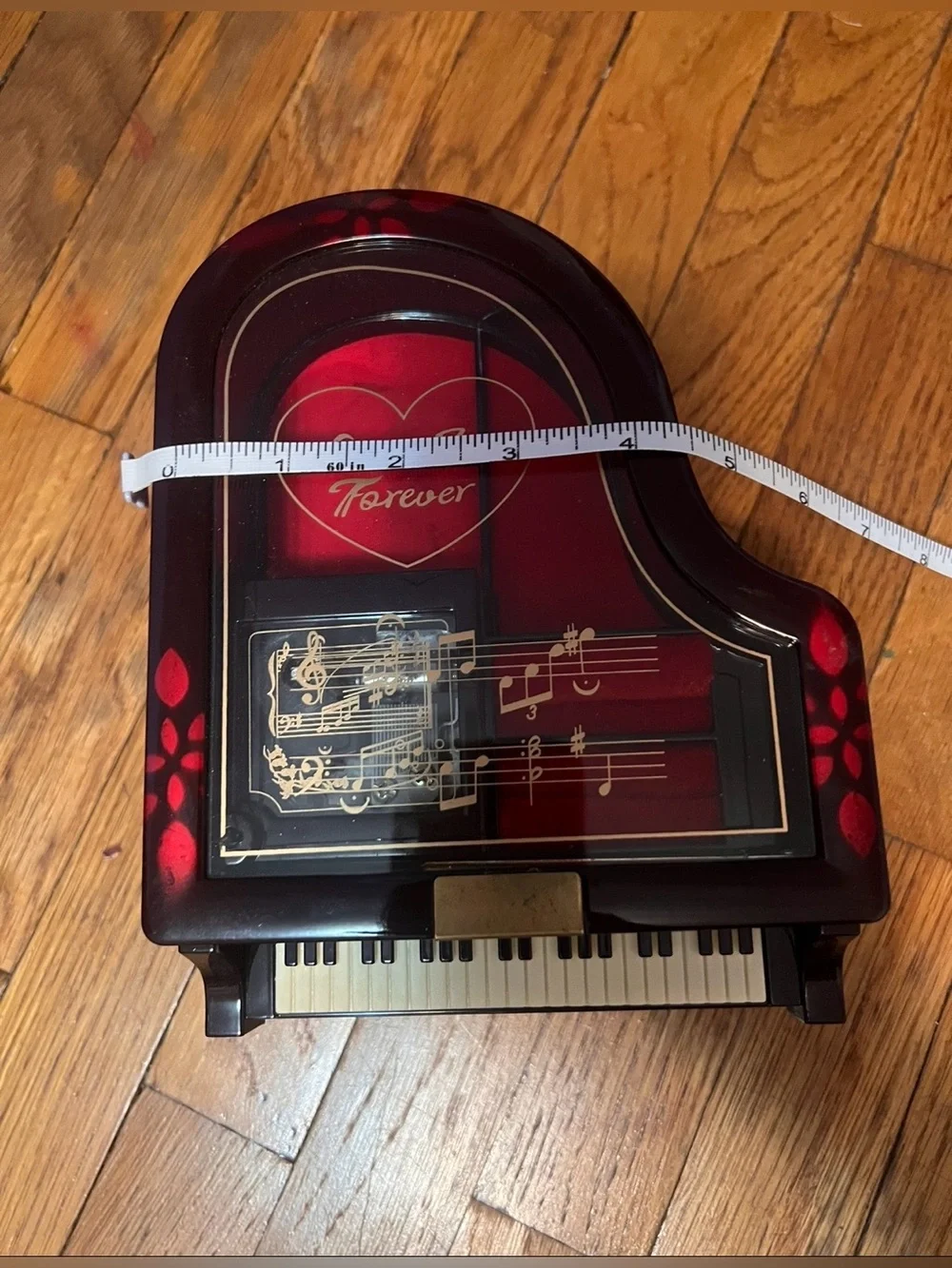 Vintage Kings Grand Piano Jewelry Winding Musical Box